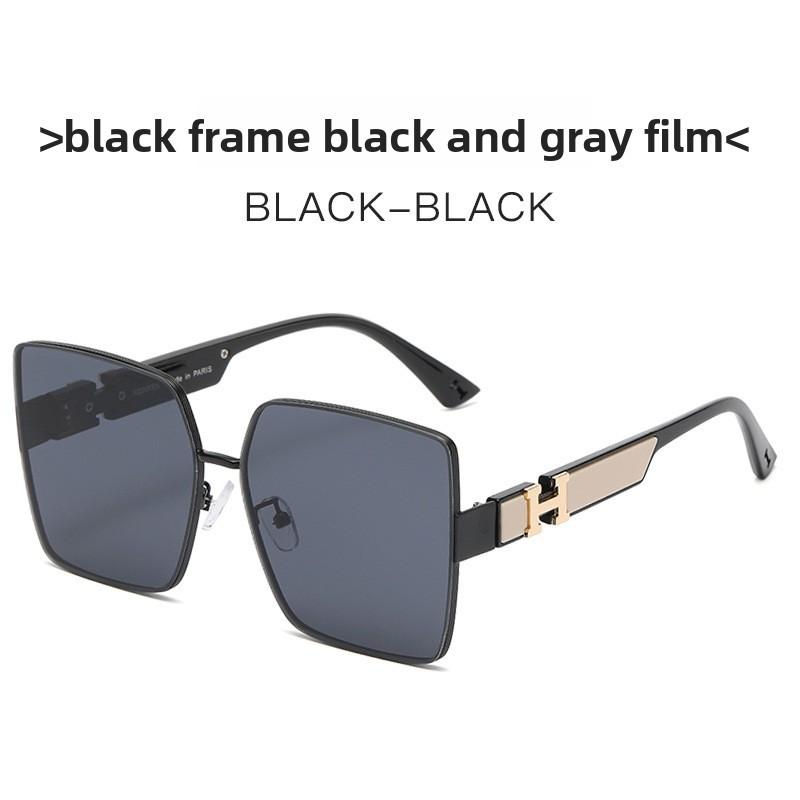 Summer Uv400 Female Square Sunglasses With Blue Pc Lenses For Fashion And Travel