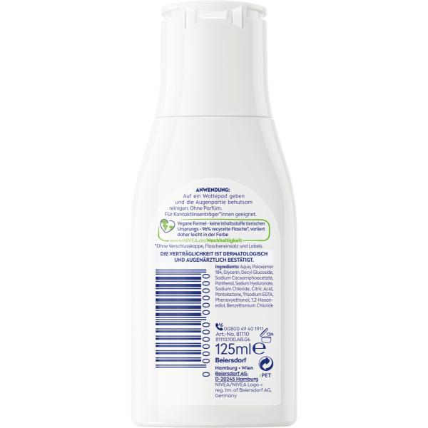 Nivea Eye Makeup Remover 125ml (waterproof Only)