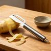 Stainless Steel Multipurpose Peeler Kitchen Tool for Fruits and Vegetables Ergonomic Handle and Serrated Blade Design for Home Use