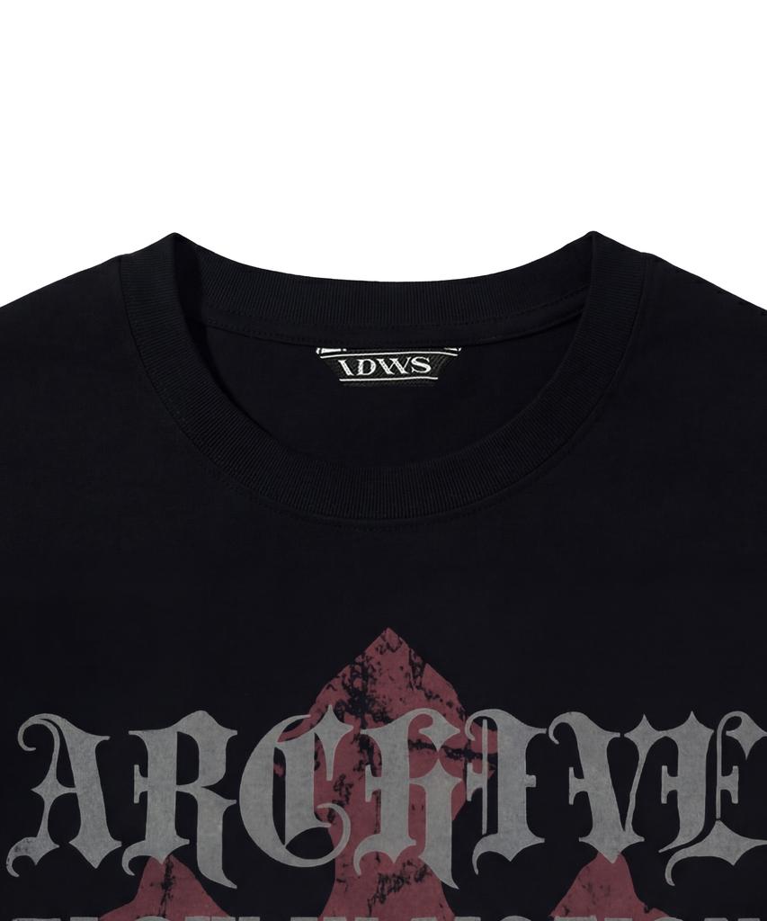 IDWS Wave Cross T-Shirt Black