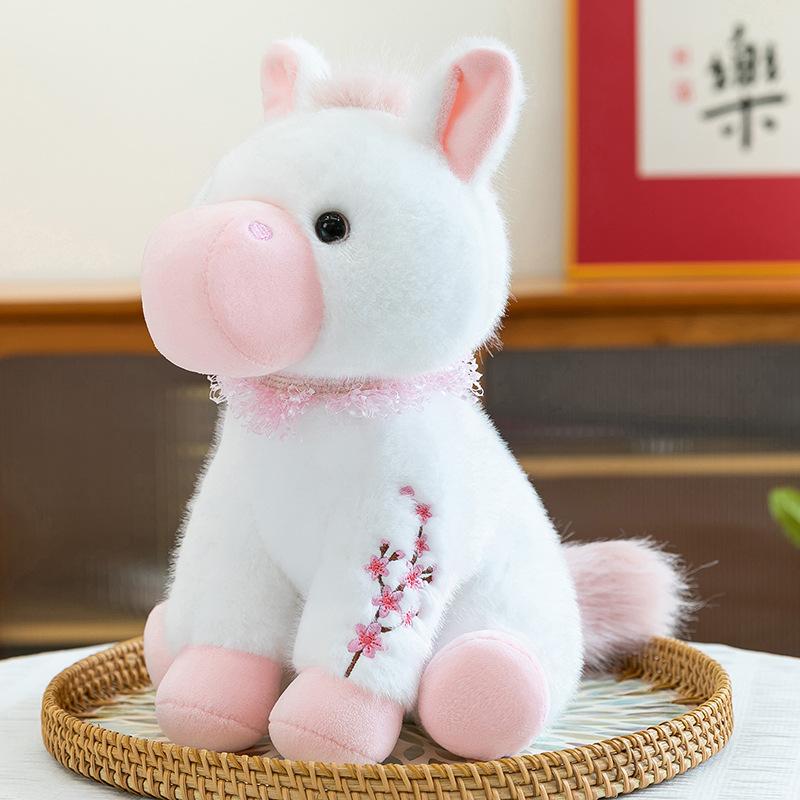 Seat Color Pony Plush Toy Pillow Pony Large Doll Pillow Color Pony Ragdoll