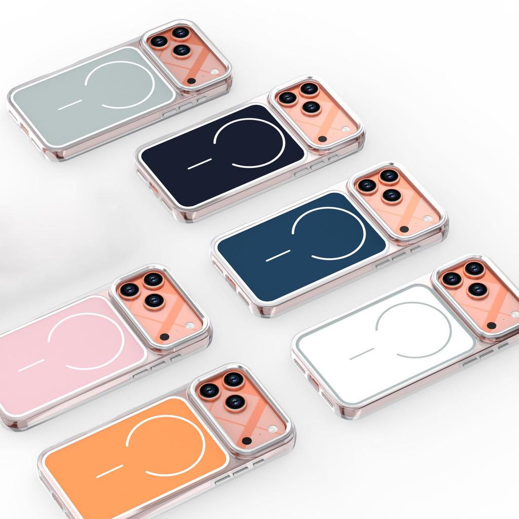 Minimalist Magnetic Anti-Fall Transparent Soft Edge Protective Case for iPhone 17 Pro Max, 16 Plus, 15, and 14.