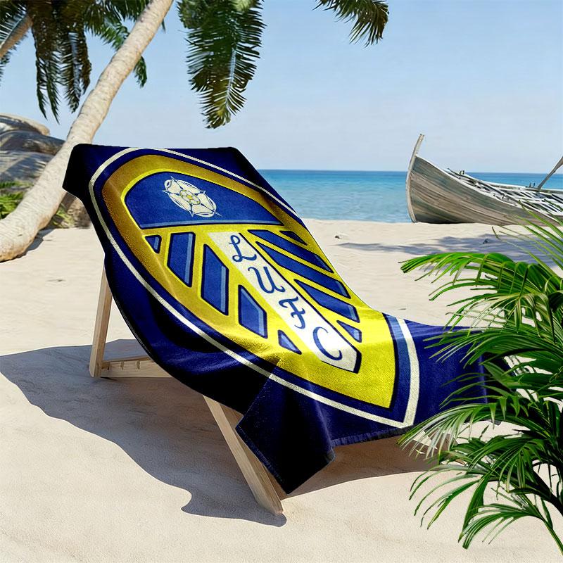 LUFC Poster Strandtuch, Großes Weiches Schnelltrocknendes Handtuch für Strand Camping Schwimmen
