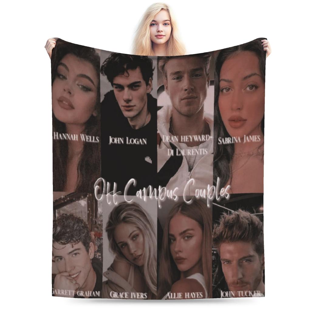 Off Campus TV Series Stuff Blankets Ultra-Soft Fleece Throw Blankets Comfortable Rug Piece
