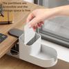 Non Perforated Desktop Phone Storage Box Multifunctional Water Cup Metal Storage Rack Home and Office Clip On Desk Cup Holder