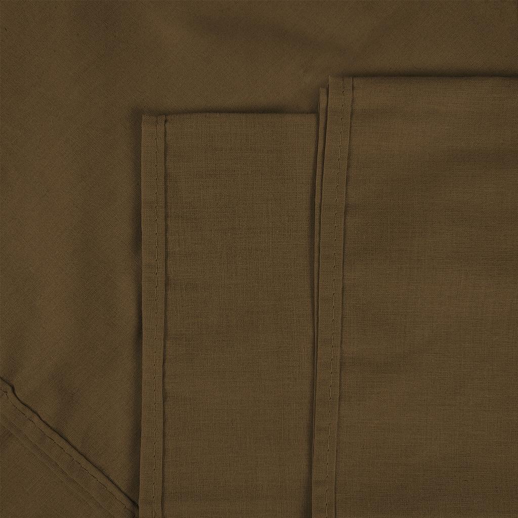 Cotton Fitted Sheet 220x200 cm DURABLE COLOR Brown Polish