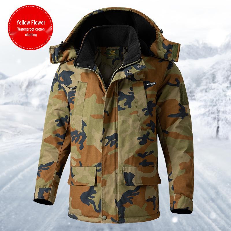 Ανδρικό & Γυναικείο Tactical Μπουφάν μεσαίου μήκους από καμουφλάζ βαμβάκι