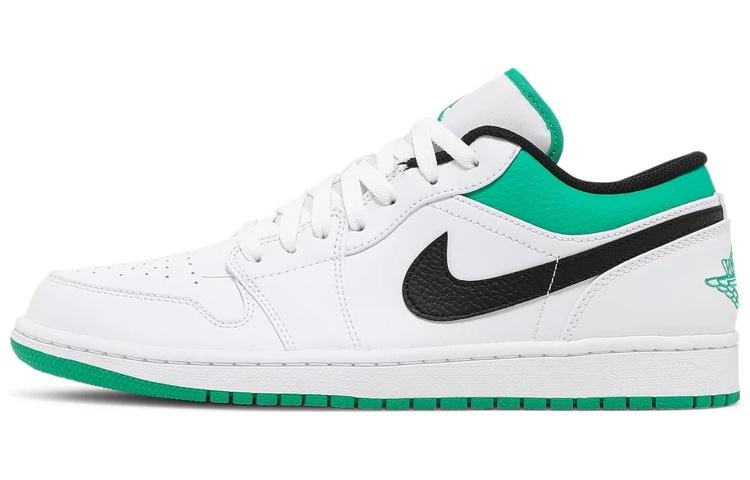 Air Jordan 1 Low White Lucky Green 553558-129 38