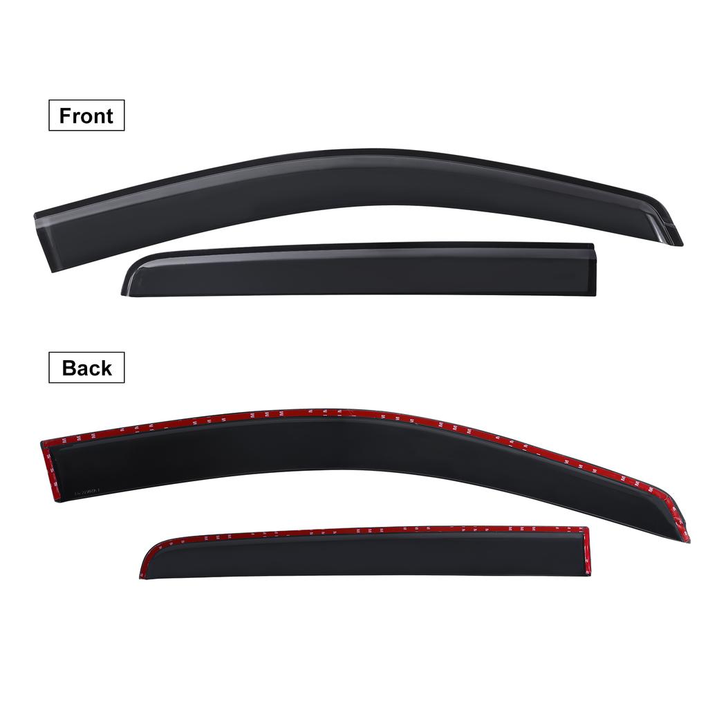 Weather Shield Sun Rain Guards Window Deflector Window Visor For Ford Ranger Raptor 2025 2025 Next Gen Accessories Double Cabin