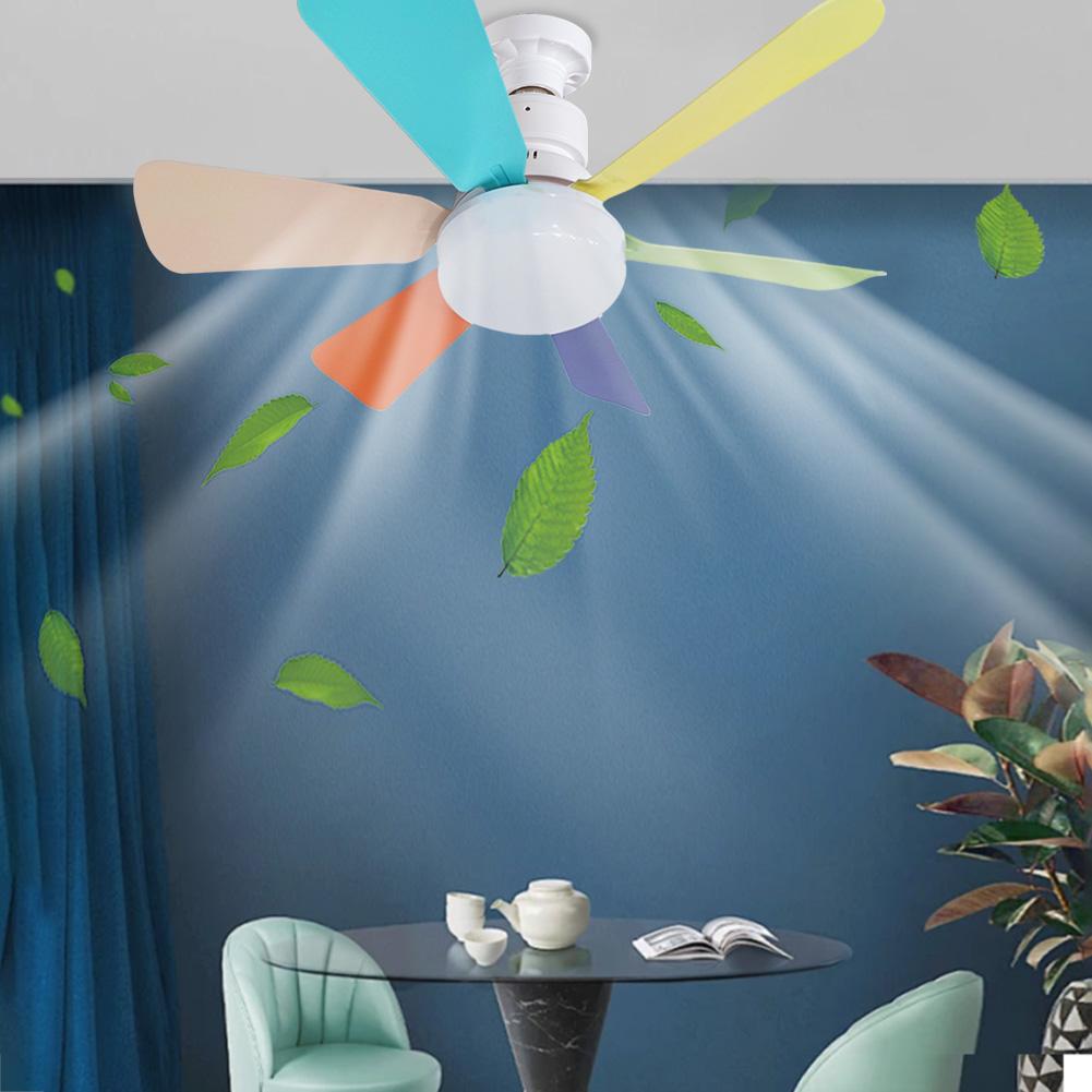 Ceiling Fan with Light and Remote with LED Light Remote Control with Lights Remote Control for Bedroom Kitchen Living Room