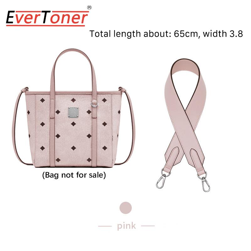 EverToner Wide Shoulder Strap For M-M Toni Visetos Tote Bag High Quality Bag Strap New Fashion Leather Bag Accessories