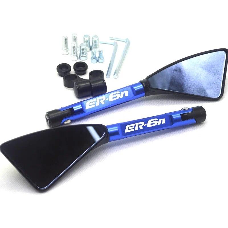 For KAWASAKI ER6N  ER-6N ER6N Aluminum CNC Motorcycle Side Mirror Rearview Mirrors