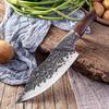 Couteau de boucher en acier forgé, couteaux de cuisine faits à la main, couperet à viande, couteau à découper pour Chef