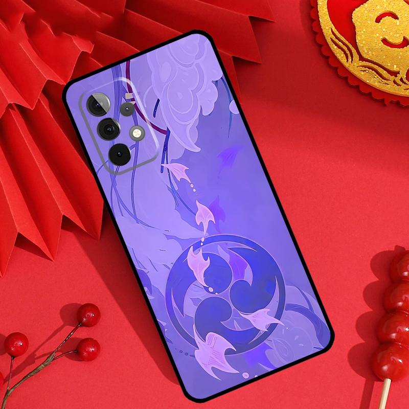 Anime Genshin Impact Case For Samsung Galaxy M55 M35 M15 M11 M12 M13 M14 M06 M16 M36 M56 M31 M53 M32 M52 M34 M54