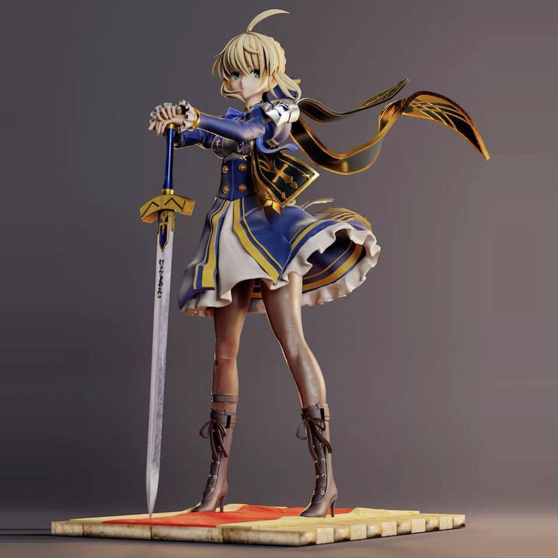

Fate/Zero Anime Tabletop Decorations Figurine Arturia Saber Figurine Trendy Toy