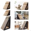 Cardboard Cat Scratcher for Claw Maintenance and Furniture Safety with Perch Feature