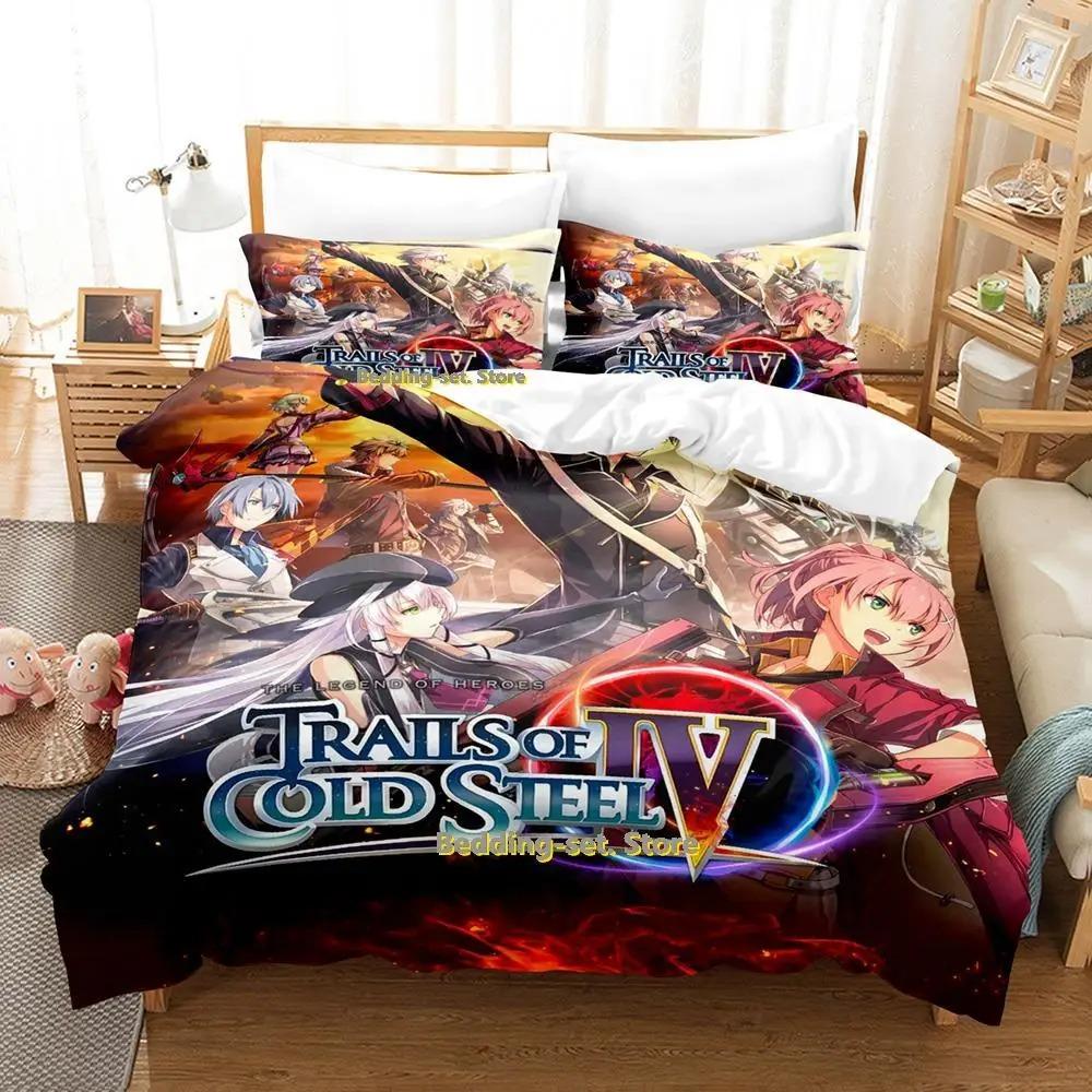 New The Legend Of Heroes Kuro No Kiseki 2 Bedding Set Single Twin Full Queen King Size Bed Set Adult Kid Bedroom Duvetcover Sets