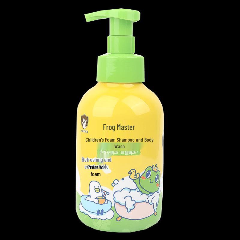 Frog Prince Kids Foaming Shampoo & Body Wash with Aloe Vera Cream Set