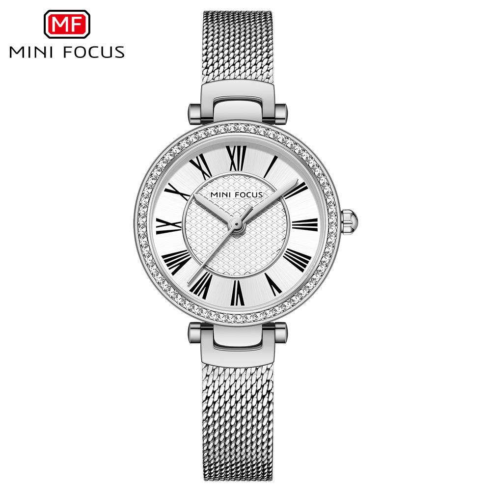 Fashion Women's Watch Japanese Movement Waterproof Milan Strap Women's Watch