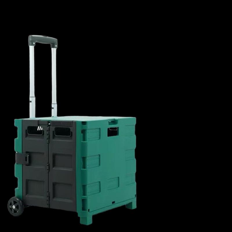 OEING Foldable Two-Wheel Shopping & Camping Trolley Medium 30L