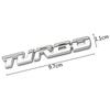 1PC New Car Styling Car Turbo Boost Loading Boosting 3D Metal Chrome Zinc Alloy 3D Emblem Badge Sticker Decal Auto Accessory
