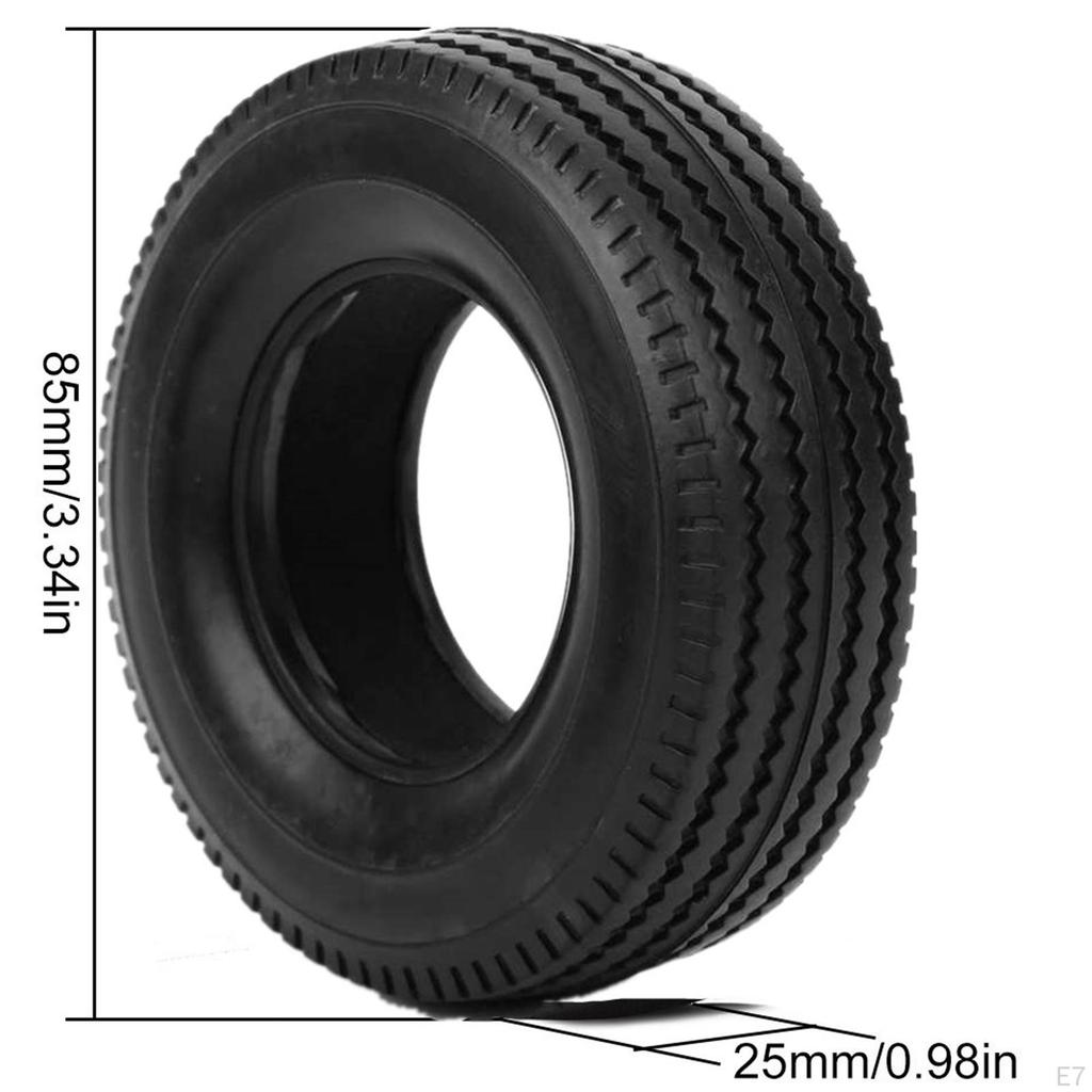 4 Pieces Rubber Tyres,Replacement Parts,Excellent Performance Micro /14 RC Crawler Car Vehicle