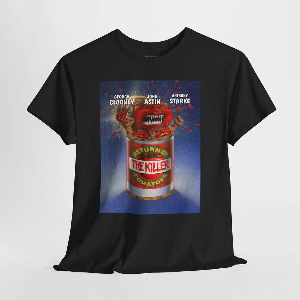 Rückkehr der Killer-Tomaten 1988 Retro Filmplakat Horror Unisex Grafik-T-Shirt