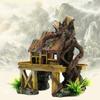Practical-Aquarium Decoration Artificial Fish Reptile House Shelter Fish Tank Landscaping Resin Building Ornaments Decor
