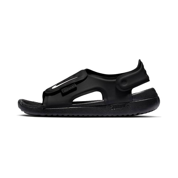 

New Nike Sunray Adjust 5 Children s Sandals Black Kids AJ9076-001 29.5