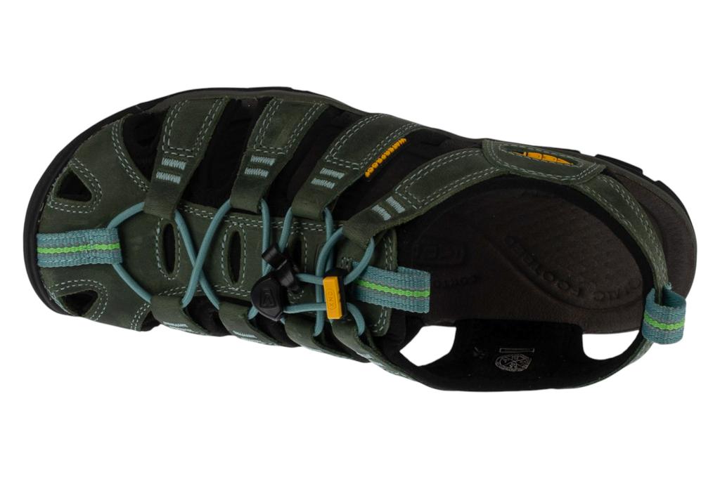 Keen Clearwather Cnx Leather Sandal, Womens Green Sandals