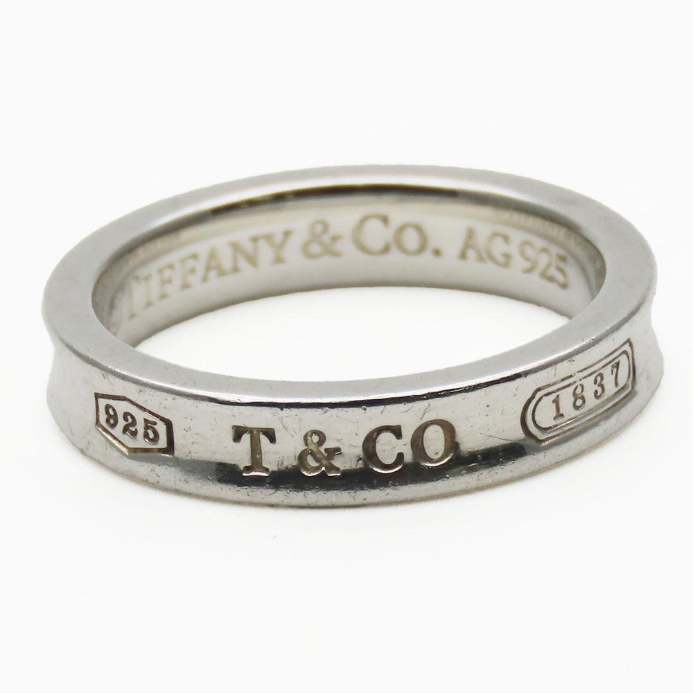 Used TIFFANY&Co. Ring Narrow 1837 EU#50 Silver925 3.8g Silver Accessories
