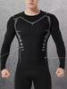 Men's Quick-Dry Compression Top for Running & Cycling