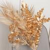 Artificial Flower Golden Christmas Flower Fake Flower Plant Christmas Decoration New Year Party Living Room Table Home Decor