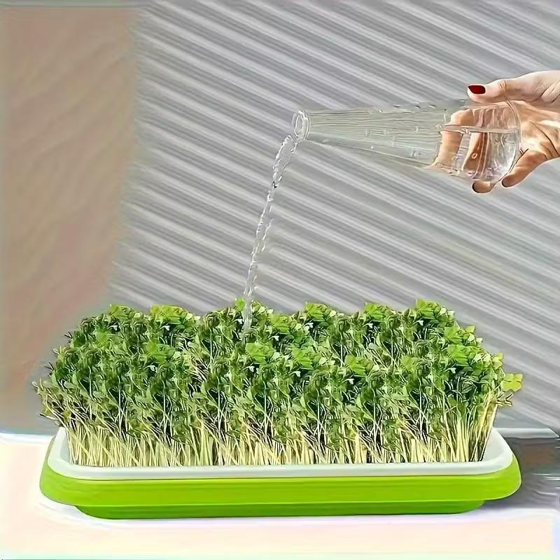 1set Efficient Germination Nursery Pots For Peas Beans Wheat Fast Harvest Seed Sprout Nursery Tray Gardening Accessories