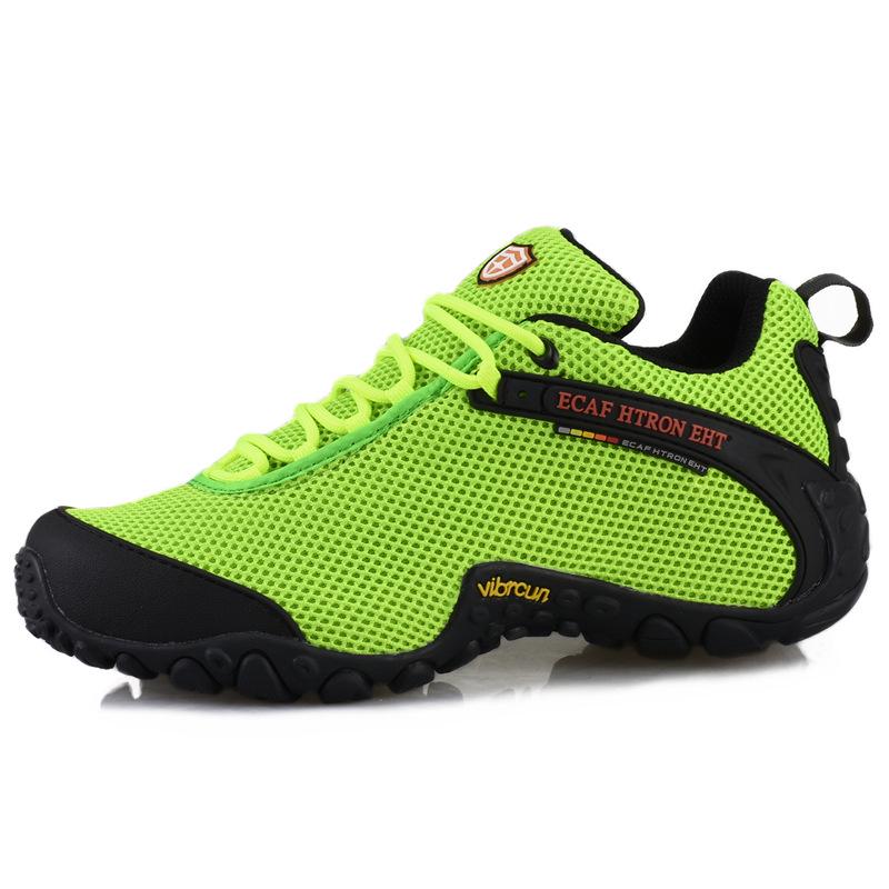 Lesifeisi Unisex Breathable Mesh Hiking Shoes - Anti-Slip, Wear-Resistant for Spring, Summer, and Autumn