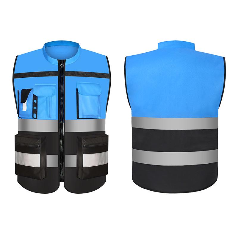 Reflekterande Trafiksäkerhetsväst för Cykling och Vägbyggen med Anpassad Tryckt Logotyp