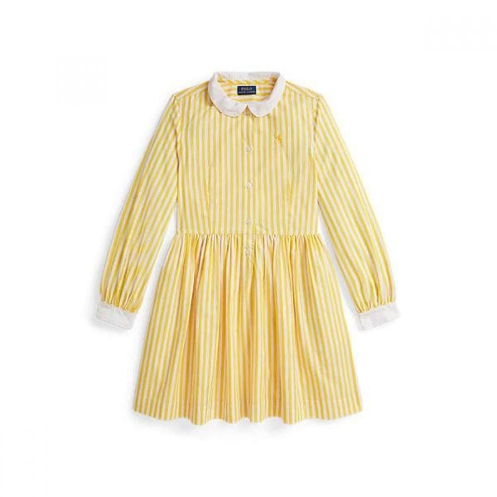 Polo Ralph Lauren Girls 7 16 Striped Cotton Dress Cwpodrsg3d21109999 8