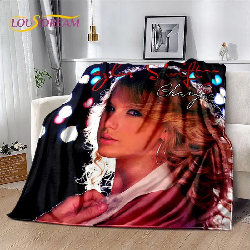 3D Taylor-r Singer T-Swizzle Decke, Weiche Überwurfdecke für Zuhause Schlafzimmer Bett Sofa Picknick Reise Büro Abdeckung Kindergeschenk Geschenk