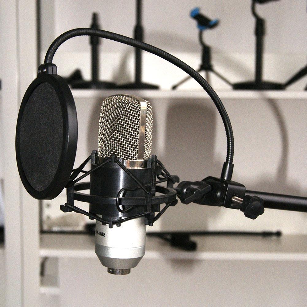 Adjustable Filter Double Layer Flexible Mic Shield