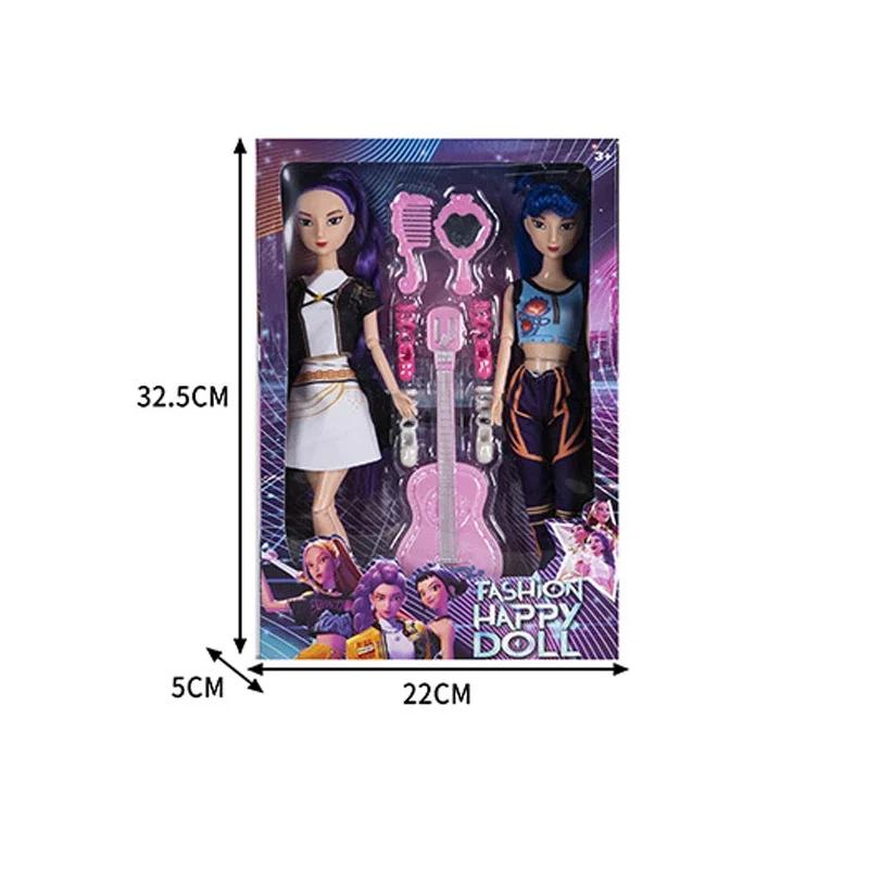 Top-Selling 30cm Kpop Idol Demon Hunters Anime Vinyl Doll - Highly Restored Characters (Rumi/Mira/Zoey) - Surprise Birthday Gift