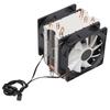 CPU Fan Direct Contact Technology RGB Lighting Low Noise Computer Cooler for Intel LGA 775 for Core2DUODual Fan