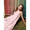 Sancai 2025 Autumn Pure Cotton Sleeveless A-Line Maxi Dress