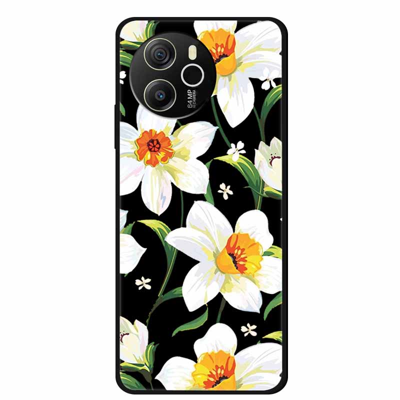 Coque For Blackview Shark 8 Case Cute Cartoon Black Silicone Soft Phone Cases For Blackview Shark 8 Back Cover Case Shark8 Funda