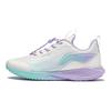 LiNing Tineret Sport Trend Durabil Ușor Rebound Pantofi de Alergare Low-Top Adidași Copii Alb Violet YKFS098-6