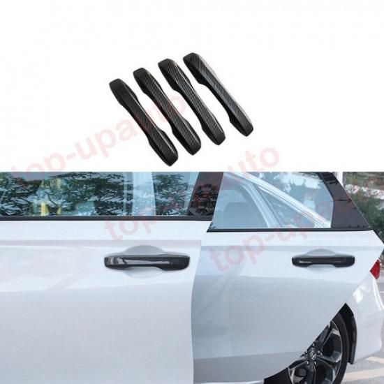 For Acura Integra 2023+ ABS Carbon External Door Handle Bowl Protect Cover Trim