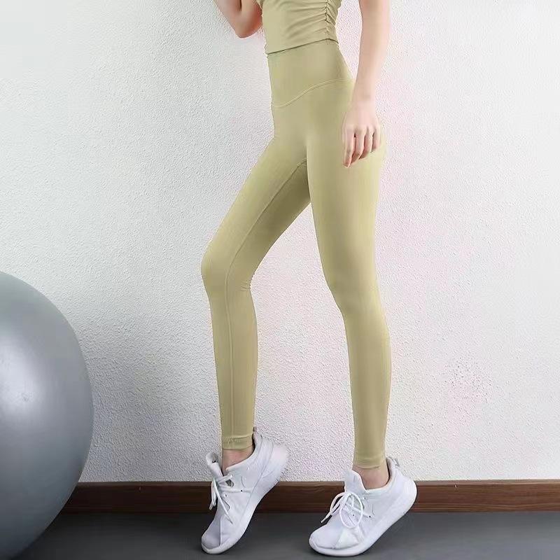 Naked Sports Tight Fit High Waisted Compression Pants One-Piece Seamless Fitness Outerwear Yoga Pants For Women