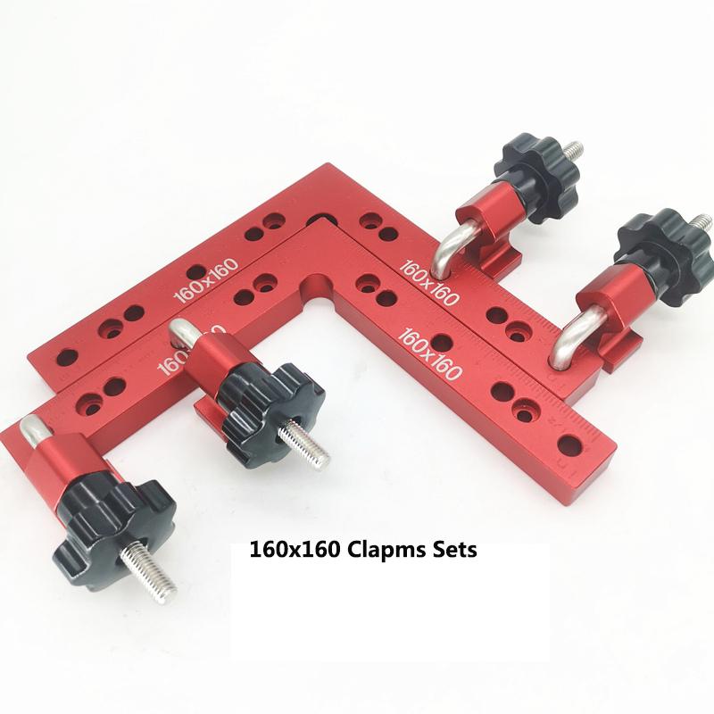 90 Degrees L-Shaped Auxiliary Fixture Splicing Board Positioning Panel Fixed Clip Carpenter's Square Ruler Woodworking Tool