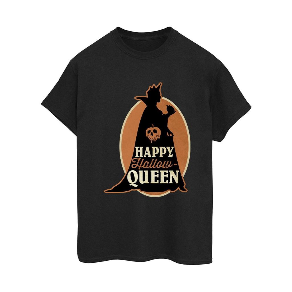 Disney Womens/Ladies Villains Hallow Queen Cotton Boyfriend T-Shirt