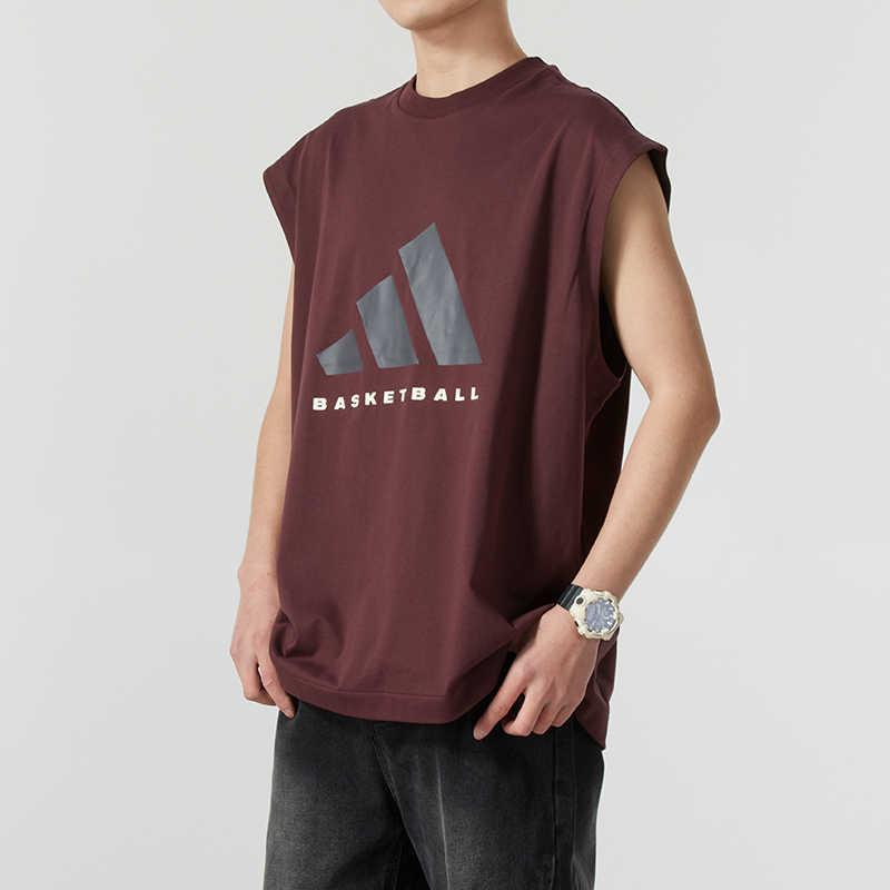 New Adidas Free Shipping With AdiClub Adidas Basketball Sleeveless Tee Gender Neutral JD6133