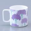 Tasse NARUMI Dozen Flowers avec Œillet Floral Mignon Cadeau Parfait pour Micro-ondes et Lave-vaisselle Produit Cadeau Couvercle, 290cc, Violet, Motif, Motif,
